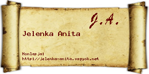 Jelenka Anita névjegykártya